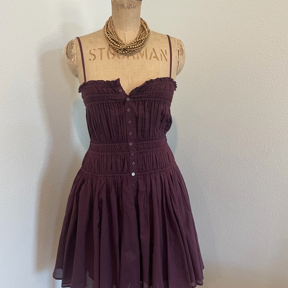 Women's Burgundy Dress